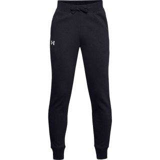 Spodnie UA Boy's Rival Cotton Pants 1357634 001 czarny S Under Armour
