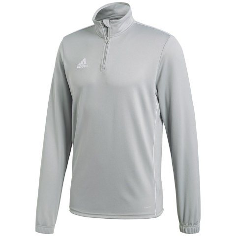 Bluza męska adidas Core 18 Training Top szara CV4000 Adidas teamwear Bluza męska adidas Core 18 Training Top szara CV4000 Adidas teamwear