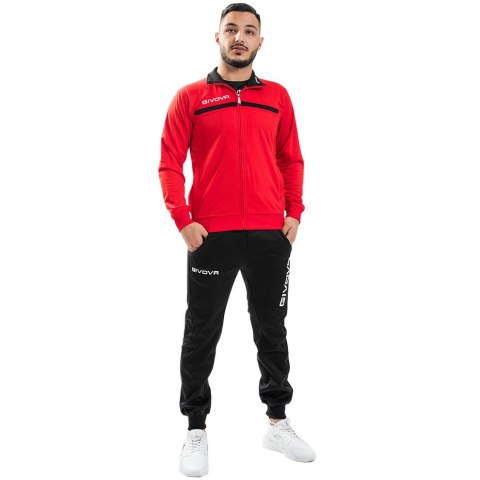 Dres Givova Tuta Givova One czerwono-czarny TT012 1210 Givova