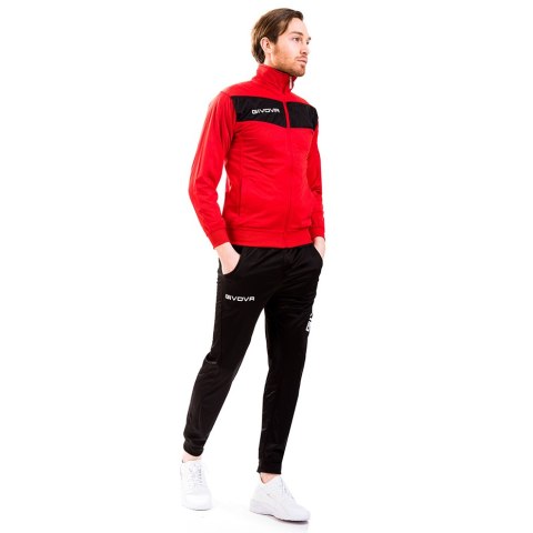 Dres Givova Tuta Visa czerwono-czarny TR018 1210 Givova