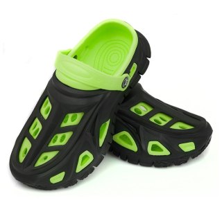 Klapki dla dzieci Aqua-Speed Miami czarno-zielone 38 AQUA-SPEED