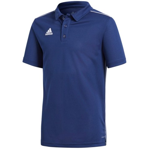 Koszulka dla dzieci adidas Core 18 Polo JUNIOR granatowy CV3680 Adidas teamwear Koszulka dla dzieci adidas Core 18 Polo JUNIOR granatowy CV3680 Adidas teamwear