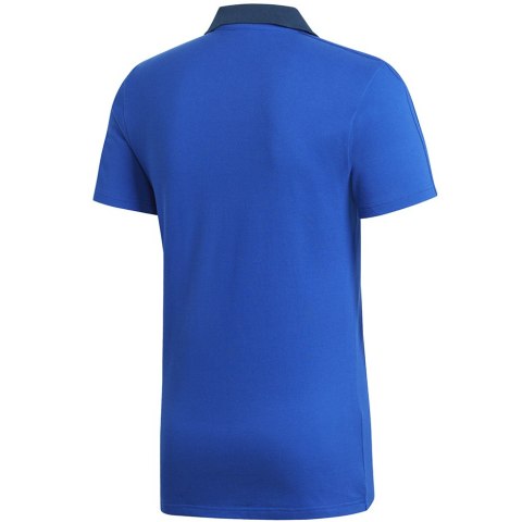 Koszulka męska adidas Condivo 18 Cotton Polo niebieska CF4375 Adidas teamwear Koszulka męska adidas Condivo 18 Cotton Polo niebieska CF4375 Adidas teamwear