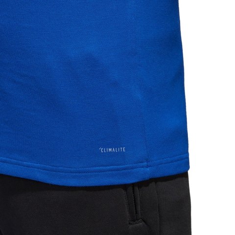Koszulka męska adidas Condivo 18 Cotton Polo niebieska CF4375 Adidas teamwear Koszulka męska adidas Condivo 18 Cotton Polo niebieska CF4375 Adidas teamwear