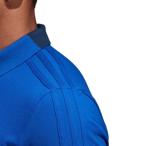 Koszulka męska adidas Condivo 18 Cotton Polo niebieska CF4375 Adidas teamwear Koszulka męska adidas Condivo 18 Cotton Polo niebieska CF4375 Adidas teamwear