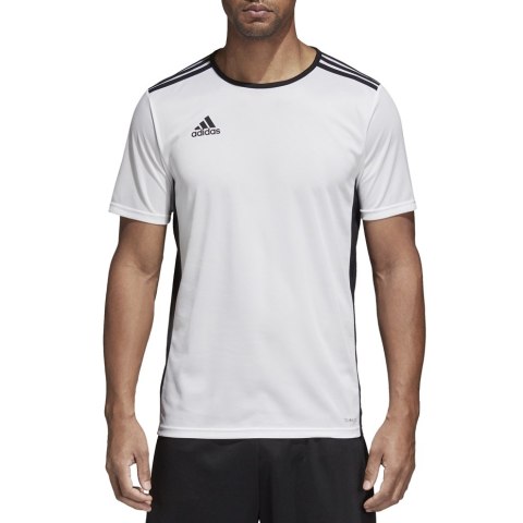 Koszulka męska adidas Entrada 18 Jersey biała CD8438 Adidas teamwear