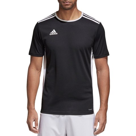 Koszulka męska adidas Entrada 18 Jersey czarna CF1035 Adidas teamwear