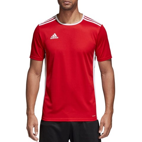 Koszulka męska adidas Entrada 18 Jersey czerwona CF1038 Adidas teamwear Koszulka męska adidas Entrada 18 Jersey czerwona CF1038 Adidas teamwear