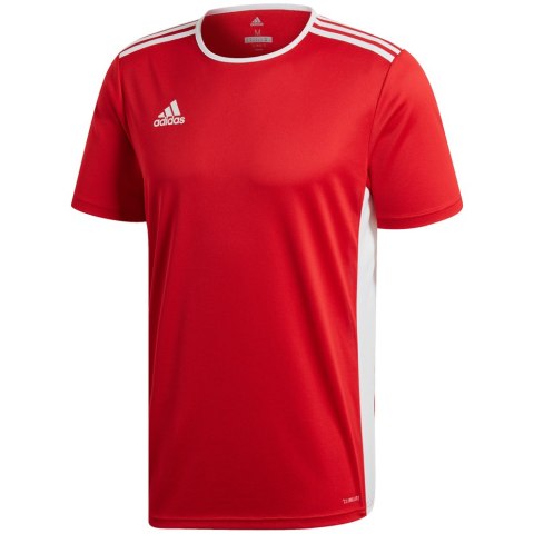 Koszulka męska adidas Entrada 18 Jersey czerwona CF1038 Adidas teamwear Koszulka męska adidas Entrada 18 Jersey czerwona CF1038 Adidas teamwear