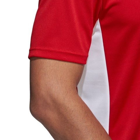 Koszulka męska adidas Entrada 18 Jersey czerwona CF1038 Adidas teamwear Koszulka męska adidas Entrada 18 Jersey czerwona CF1038 Adidas teamwear