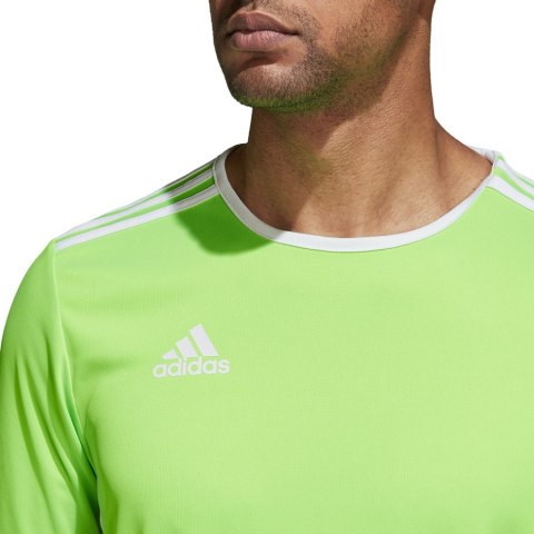 Koszulka męska adidas Entrada 18 Jersey limonkowa CE9758 Adidas teamwear