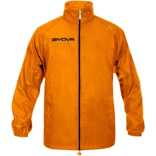 Kurtka Givova Rain Basico Fluo pomarańczowa RJ001 0028 Givova