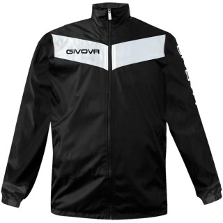 Kurtka Givova Rain Scudo czarno-biała RJ005 1003 Givova