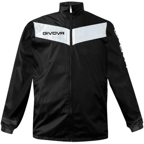 Kurtka Givova Rain Scudo czarno-biała RJ005 1003 Givova