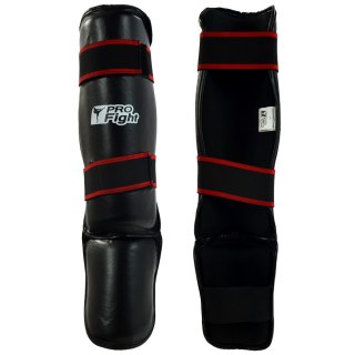 Ochraniacz na goleń stopę Step Profight PU 1038 czarny PROfight