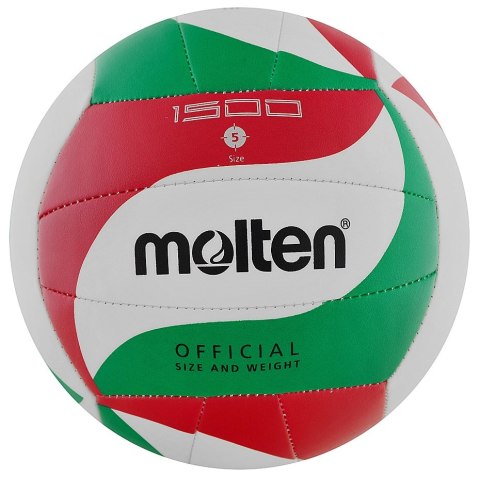 Piłka siatkowa Molten V5M1500 biało-czerwono-zielona Molten Piłka siatkowa Molten V5M1500 biało-czerwono-zielona Molten