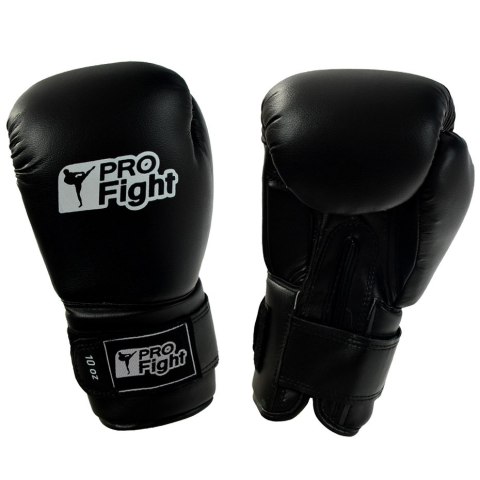 Rękawice bokserskie Profight PVC czarne PROfight Rękawice bokserskie Profight PVC czarne PROfight