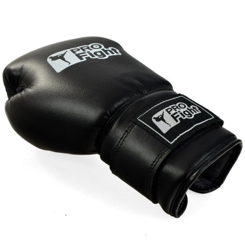 Rękawice bokserskie Profight PVC czarne PROfight Rękawice bokserskie Profight PVC czarne PROfight
