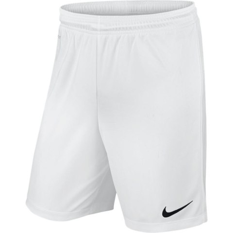 Spodenki męskie Nike Park II Knit Short NB białe 725887 100 Nike Team Spodenki męskie Nike Park II Knit Short NB białe 725887 100 Nike Team