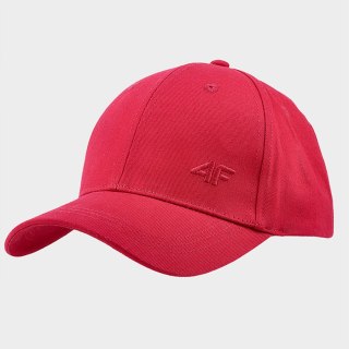 Czapka z daszkiem 4F 4FWSS24ACABU271 62S czerwony S/M 4F