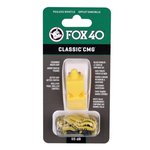 Gwizdek Fox 40 CMG Safety Classic 115 dB żółty Fox40