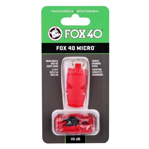 Gwizdek Fox 40 Micro Safety 110 dB czerwony Fox40 Gwizdek Fox 40 Micro Safety 110 dB czerwony Fox40