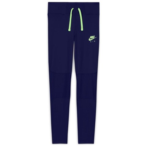 Legginsy Nike Air Big Kids' (Girls') Training Leggings DA1003 492 granatowy M (137-147cm) Nike