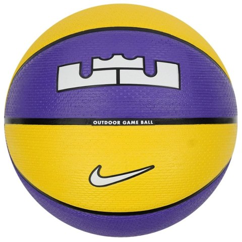 Piłka koszykowa 7 Nike L James Playground 8P żółto-fioletowa 7 żółty Nike Piłka koszykowa 7 Nike L James Playground 8P żółto-fioletowa 7 żółty Nike