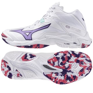 Buty Mizuno WAVE LIGHTNING Z8 MID V1GC240520 38 1/2 biały Mizuno