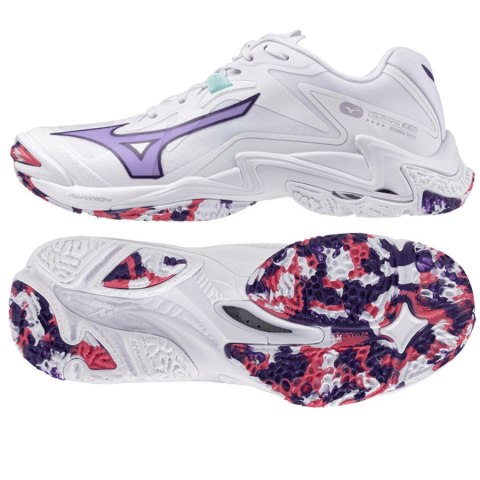 Buty Mizuno WAVE LIGHTNING Z8 V1GC240020 38 1/2 biały Mizuno