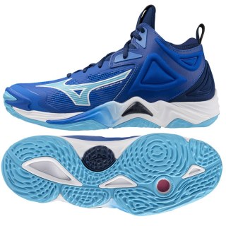 Buty Mizuno WAVE MOMENTUM 3 MID V1GA231701 43 niebieski Mizuno