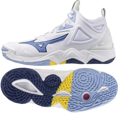 Buty Mizuno WAVE MOMENTUM 3 MID V1GA231797 46 1/2 biały Mizuno