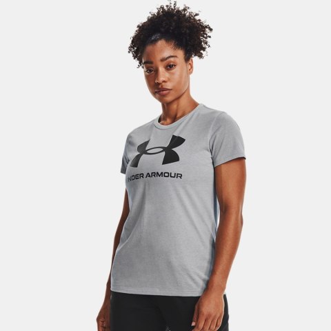T-Shirt UA Live Sportstyle Graphic SS 1356305 016 XS szary Under Armour