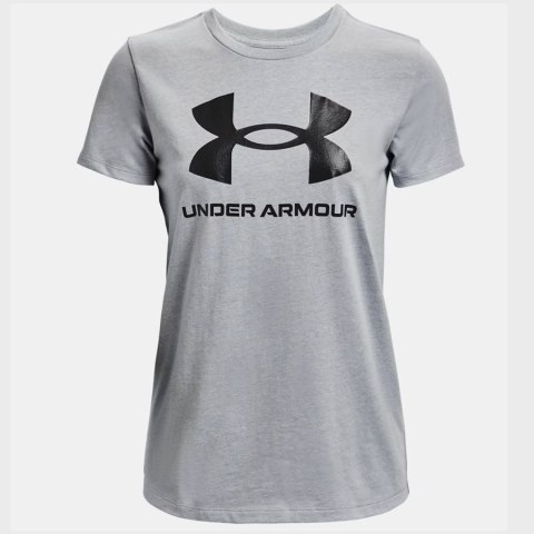 T-Shirt UA Live Sportstyle Graphic SS 1356305 016 XS szary Under Armour