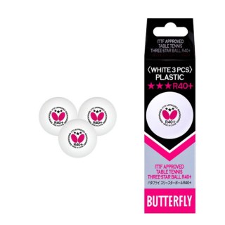 Piłeczka Butterfly R40+ *** 12 szt biały Butterfly