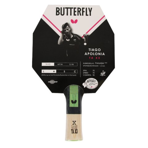 Rakietka Butterfly Tiago Apolonia TAX3 FL- wklęsły Butterfly