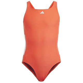 Kostium kąpielowy adidas Cut 3 Stripes Suit girls IQ3971 164 cm pomarańczowy Adidas