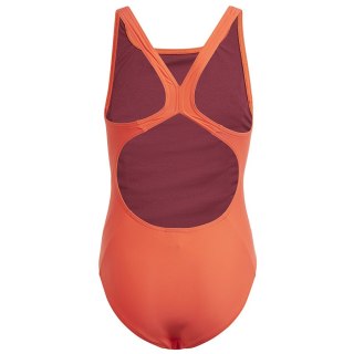 Kostium kąpielowy adidas Cut 3 Stripes Suit girls IQ3971 164 cm pomarańczowy Adidas
