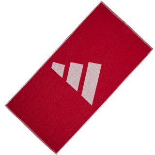 Ręcznik adidas 3 Bar Towel IR6243 czerwony 50x100cm Adidas