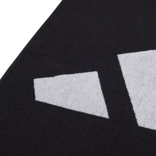 Ręcznik adidas 3 Bar Towel IU1289 czarny 70cm x 140cm Adidas