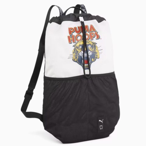 Plecak worek Puma Basketball Gym Sac 090021-04 biały Puma Plecak worek Puma Basketball Gym Sac 090021-04 biały Puma