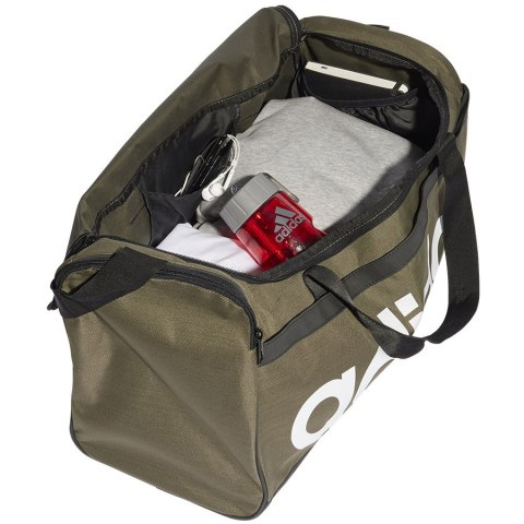 Torba adidas Linear Duffel M HR5350 zielony Adidas Torba adidas Linear Duffel M HR5350 zielony Adidas