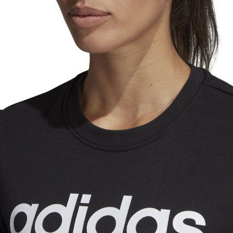 Bluza damska adidas W Essentials Linear Sweat czarna DP2363 Adidas Bluza damska adidas W Essentials Linear Sweat czarna DP2363 Adidas