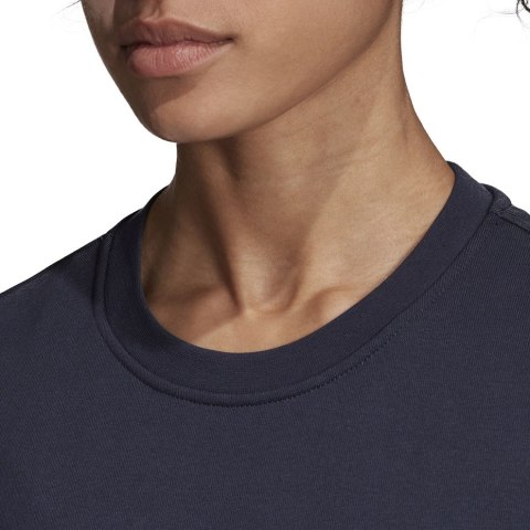 Bluza damska adidas W Essentials Linear Sweat granatowa EI0678 Adidas Bluza damska adidas W Essentials Linear Sweat granatowa EI0678 Adidas
