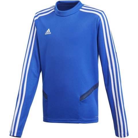 Bluza dla dzieci adidas Tiro 19 Training Top JUNIOR niebieska DT5279 Adidas teamwear Bluza dla dzieci adidas Tiro 19 Training Top JUNIOR niebieska DT5279 Adidas teamwear