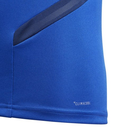 Bluza dla dzieci adidas Tiro 19 Training Top JUNIOR niebieska DT5279 Adidas teamwear Bluza dla dzieci adidas Tiro 19 Training Top JUNIOR niebieska DT5279 Adidas teamwear