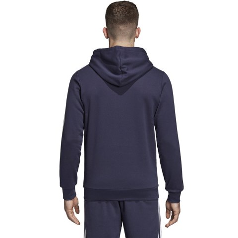 Bluza męska adidas Essentials 3 Stripes FZ FT granatowa DU0471 Adidas