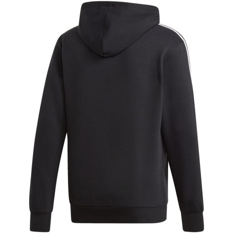 Bluza męska adidas Essentials 3S PO FL czarna DQ3096 Adidas Bluza męska adidas Essentials 3S PO FL czarna DQ3096 Adidas