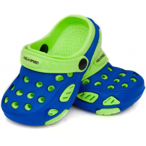 Klapki basenowe dla dzieci Aqua-speed Lido kol 01 niebiesko zielone AQUA-SPEED Klapki basenowe dla dzieci Aqua-speed Lido kol 01 niebiesko zielone AQUA-SPEED