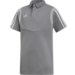 Koszulka dla dzieci adidas Tiro 19 Cotton Polo JUNIOR szara DW4737 Adidas teamwear